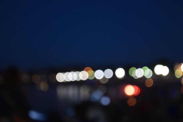Bokeh shot of the view across Short Sands Beach in York, ME. (2017)