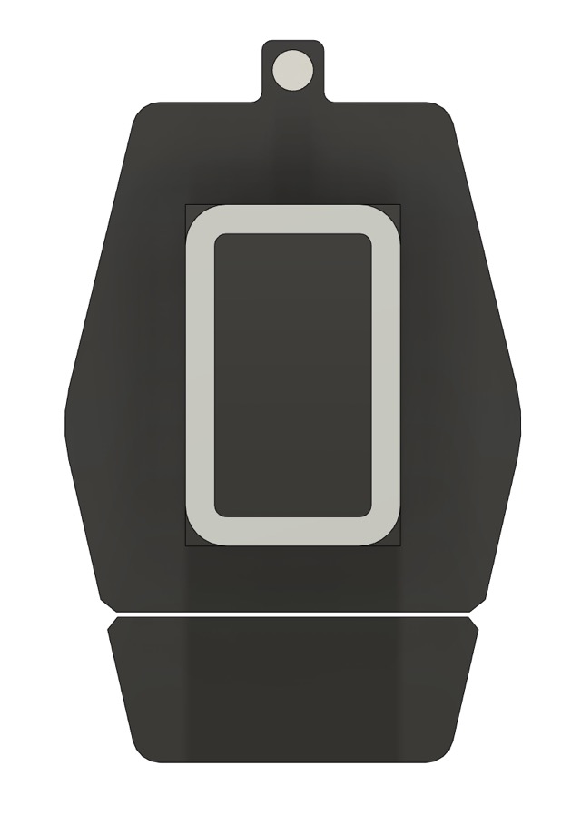 Conceptual model of just the muzzle portion, showing the unique barrel and silhouette.