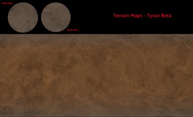 I baked the procedural texture using the same map as Alpha so that I could easily edit portions of it.