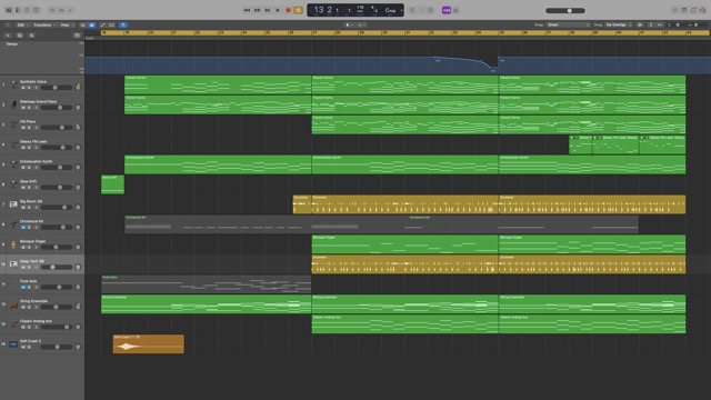 The middle section originally came from this unrelated musical sketch.