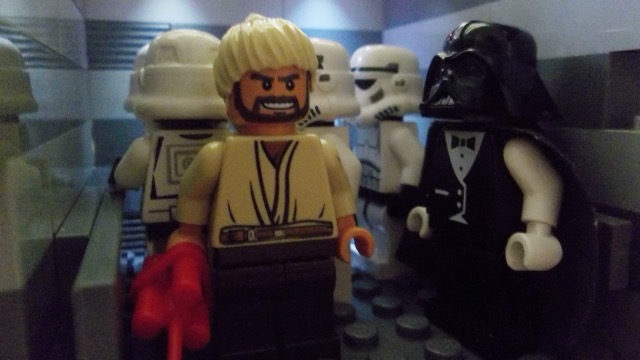 On the way to rob a bank.  Ignore the dynamite.