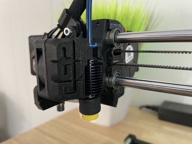 I upgraded the Prusa Mini with an E3D Revo Micro hotend. (2024)