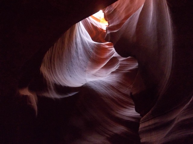 Upper Antelope Canyon in Page, AZ.