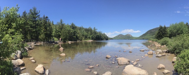 Jordan Pond in Acadia National Park, ME. (2020)