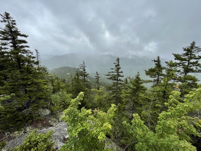 Hiking up Mount Passaconaway in the White Mountains, NH. (2022)